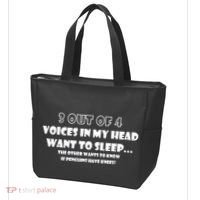 3 Out Of 4 Voices In My Head Funny Penguins  Tote Bag thumb 3