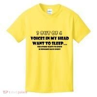 3 Out Of 4 Voices In My Head Funny Penguins  Kids T-Shirt thumb 0
