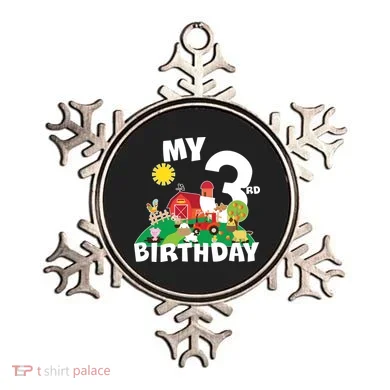 3 Year Old Farm My 3rd Birthday Ornament