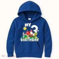 3 Year Old Farm My 3rd Birthday Kids Hoodie thumb 0