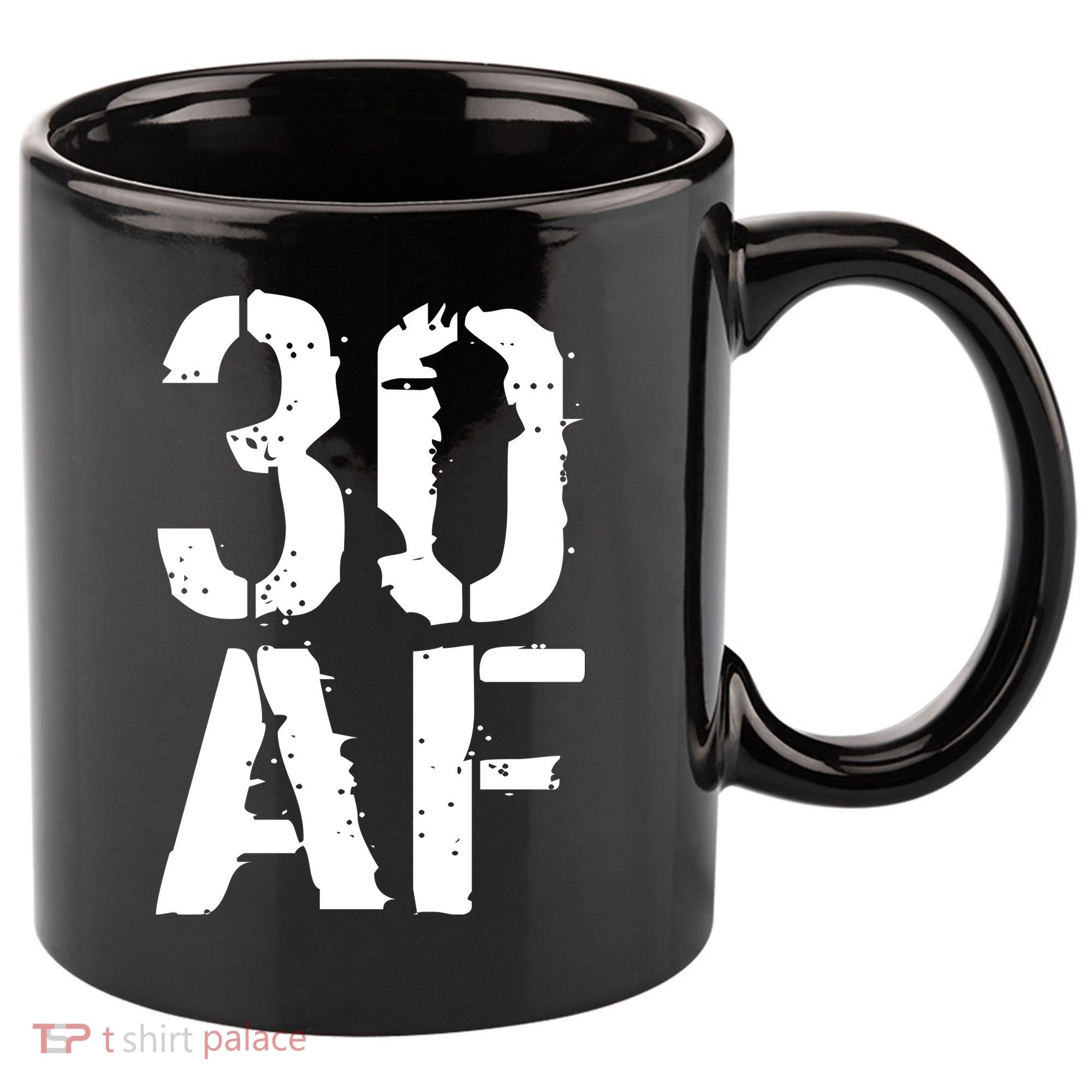 30 AF 30th Birthday 11oz C Handle Ceramic Mug