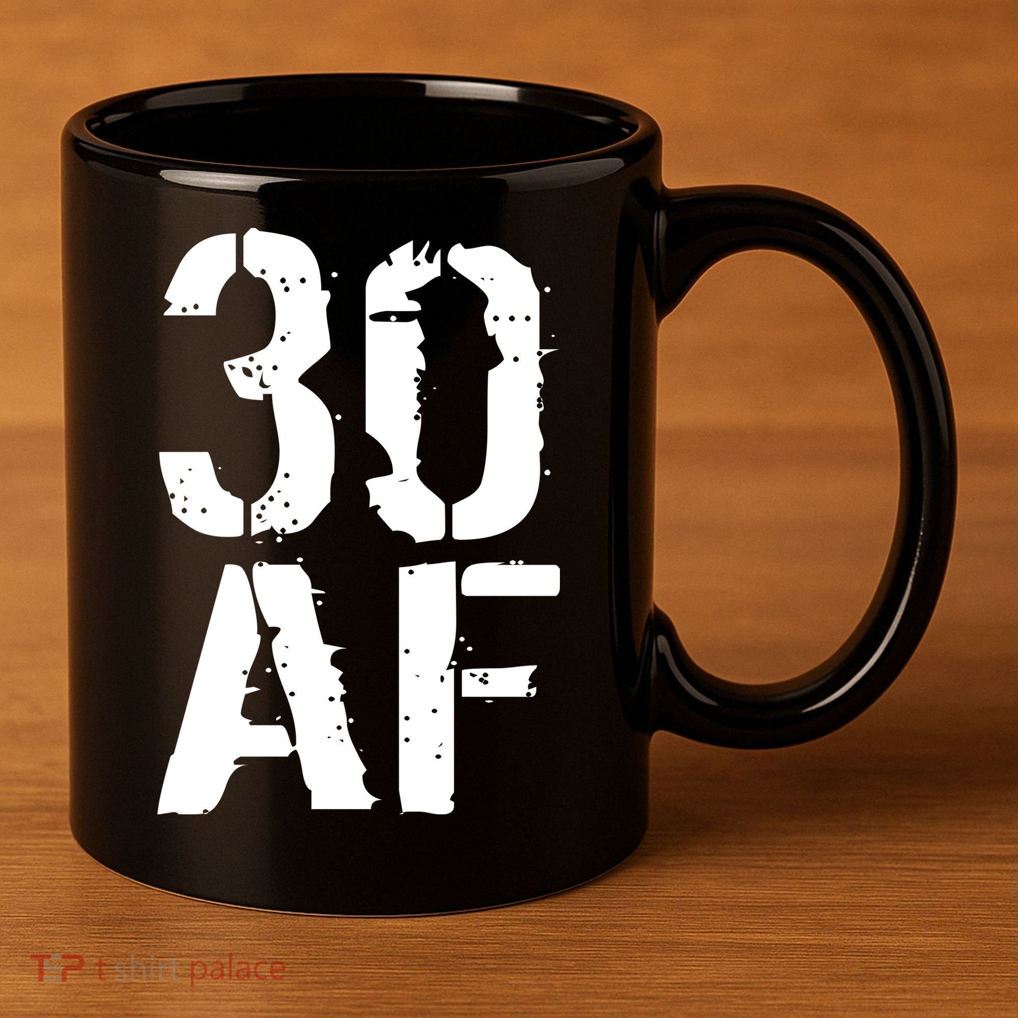 30 AF 30th Birthday 11oz C Handle Ceramic Mug