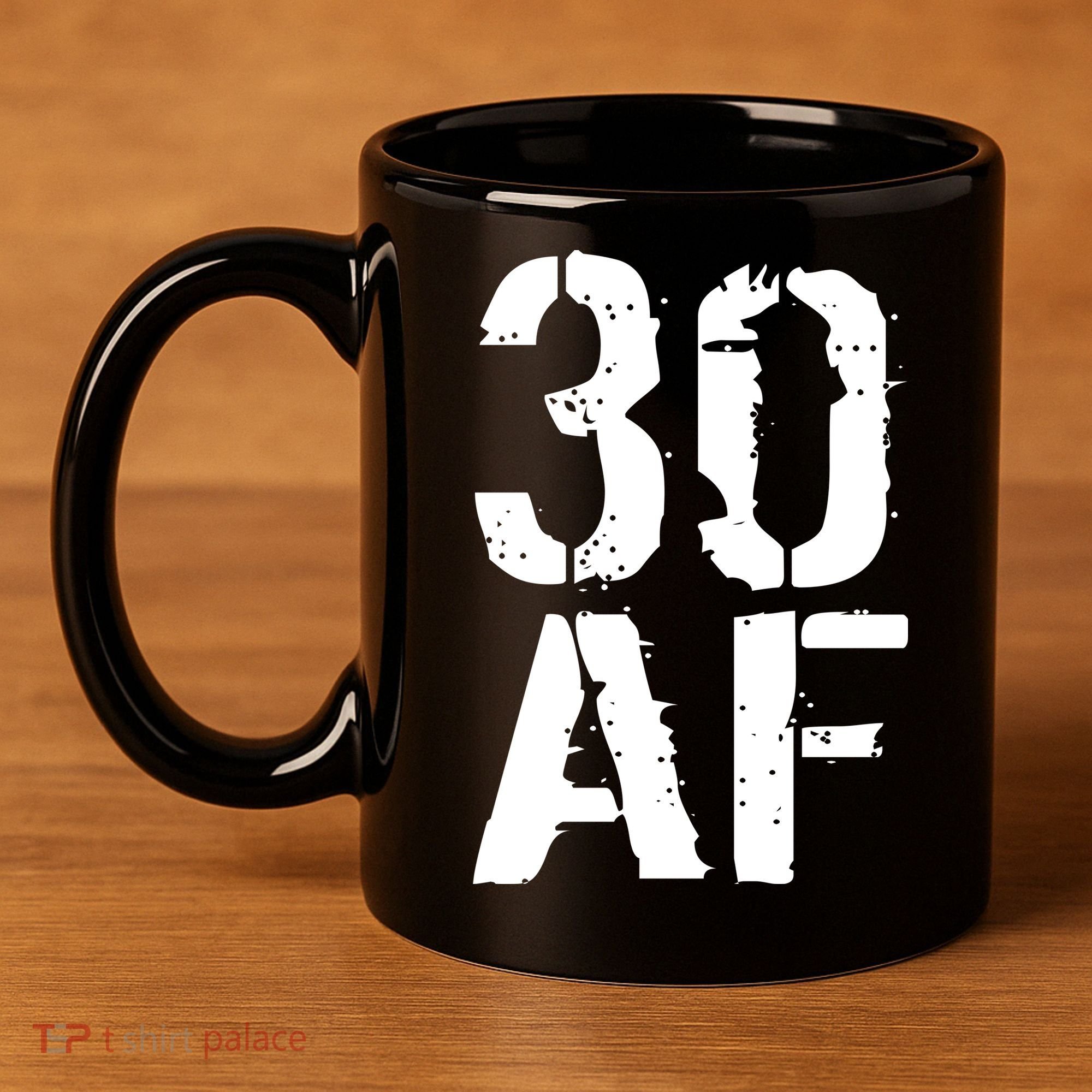 30 AF 30th Birthday 11oz C Handle Ceramic Mug