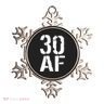 30 AF 30th Birthday Ornament