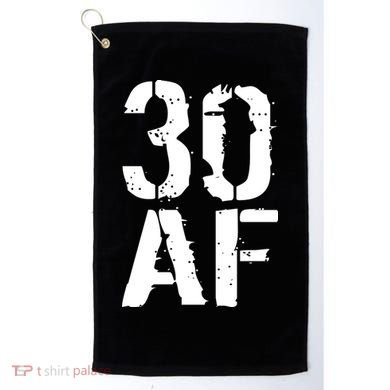 30 AF 30th Birthday Golf Towel