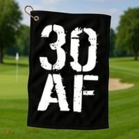 30 AF 30th Birthday Golf Towel thumb 1