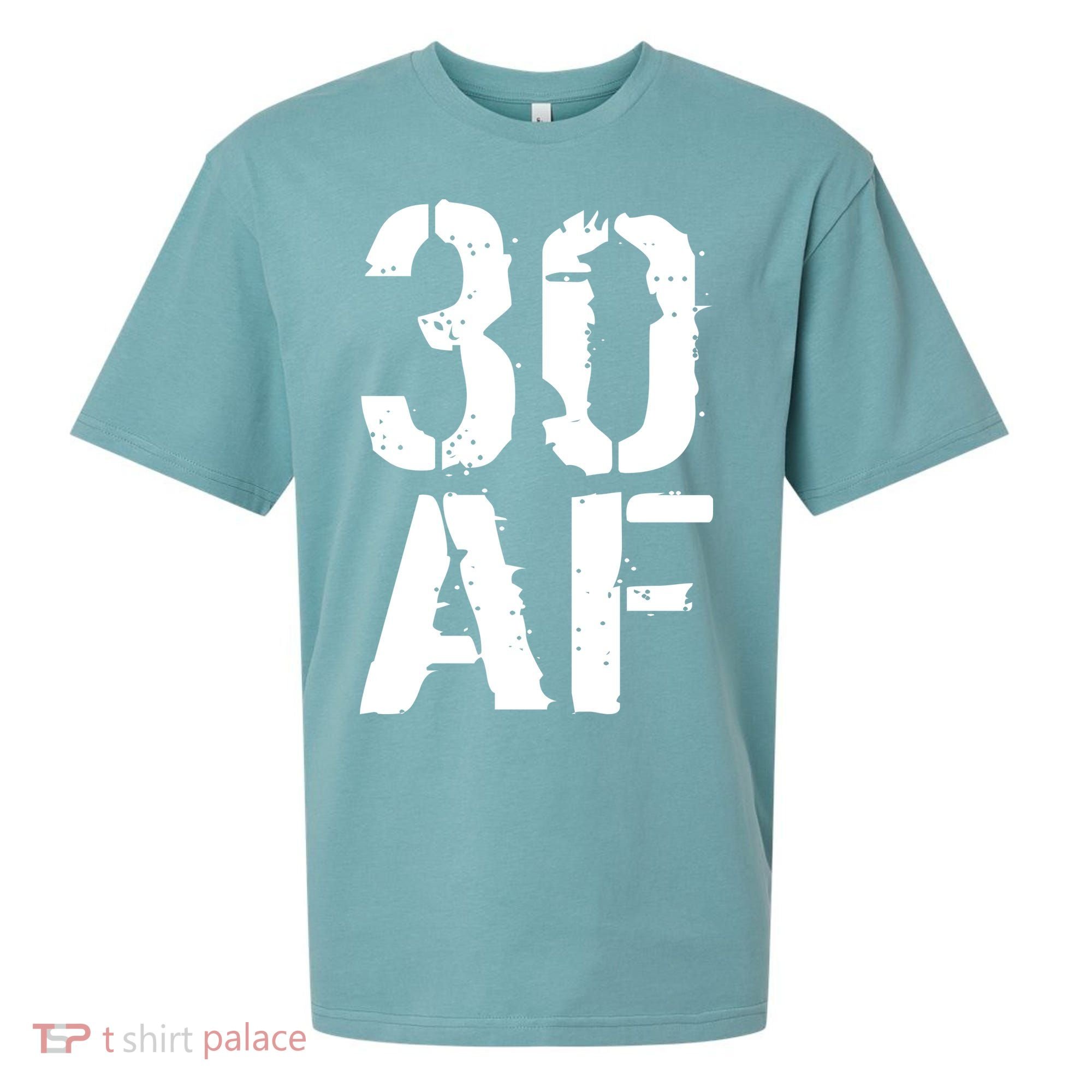 30 AF 30th Birthday Sueded Cloud Jersey T-Shirt