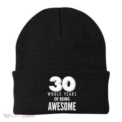 30 Whole Years Of Being Awesome Birthday Beanie