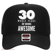 30 Whole Years Of Being Awesome Birthday Hat thumb 0
