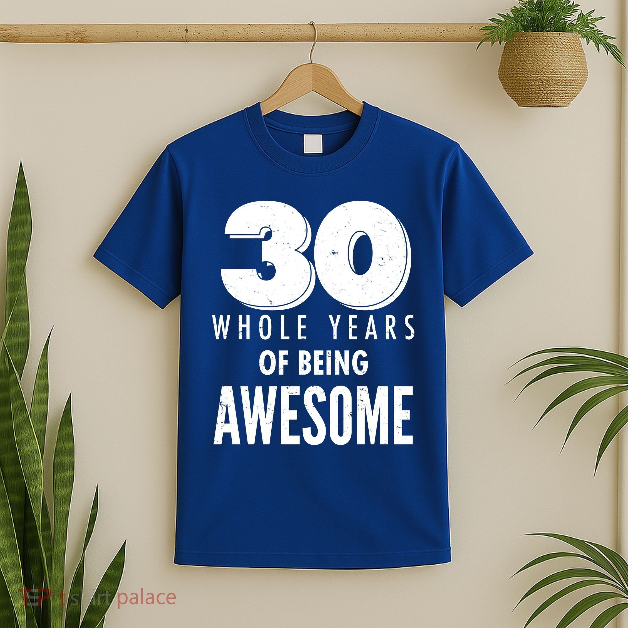 30 Whole Years Of Being Awesome Birthday T-Shirt