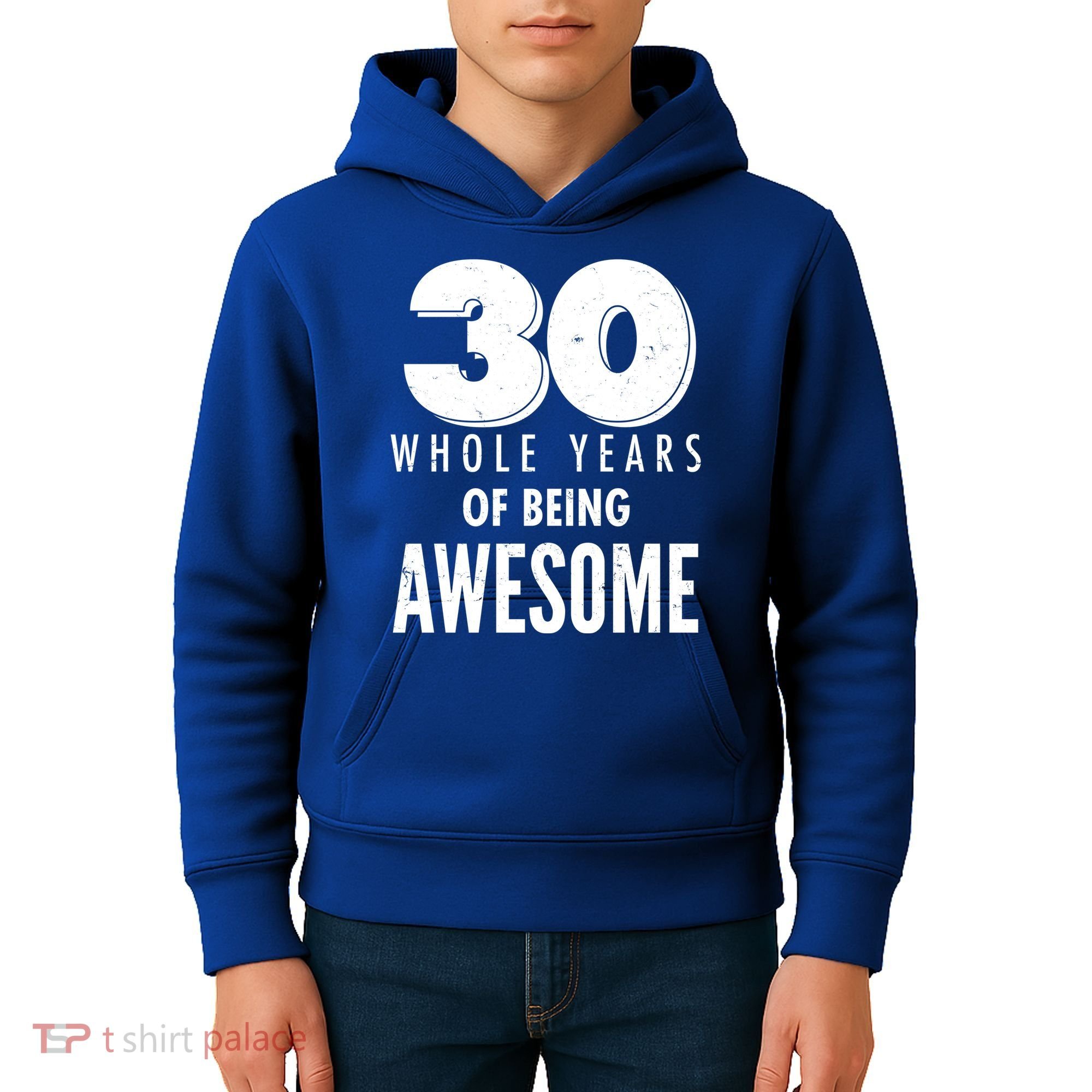 30 Whole Years Of Being Awesome Birthday Kids Hoodie