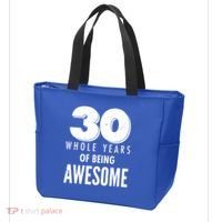 30 Whole Years Of Being Awesome Birthday Tote Bag thumb 3