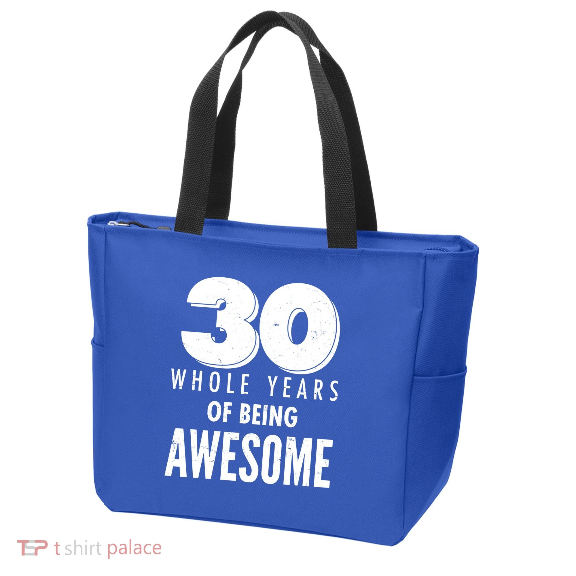30 Whole Years Of Being Awesome Birthday Tote Bag