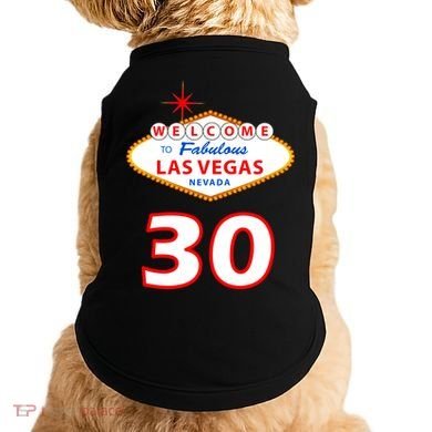 30 Years Old In Vegas - 30th Birthday Doggie Tank