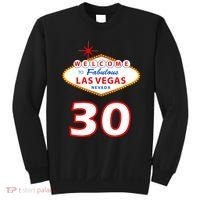 30 Years Old In Vegas - 30th Birthday Sweatshirt thumb 0