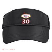 30 Years Old In Vegas - 30th Birthday Adult Drive Performance Visor thumb 0