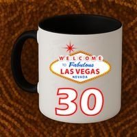 30 Years Old In Vegas - 30th Birthday Coffee Mug thumb 2
