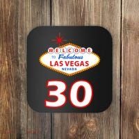 30 Years Old In Vegas - 30th Birthday Coaster thumb 0