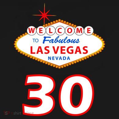 30 Years Old In Vegas - 30th Birthday Mousepad