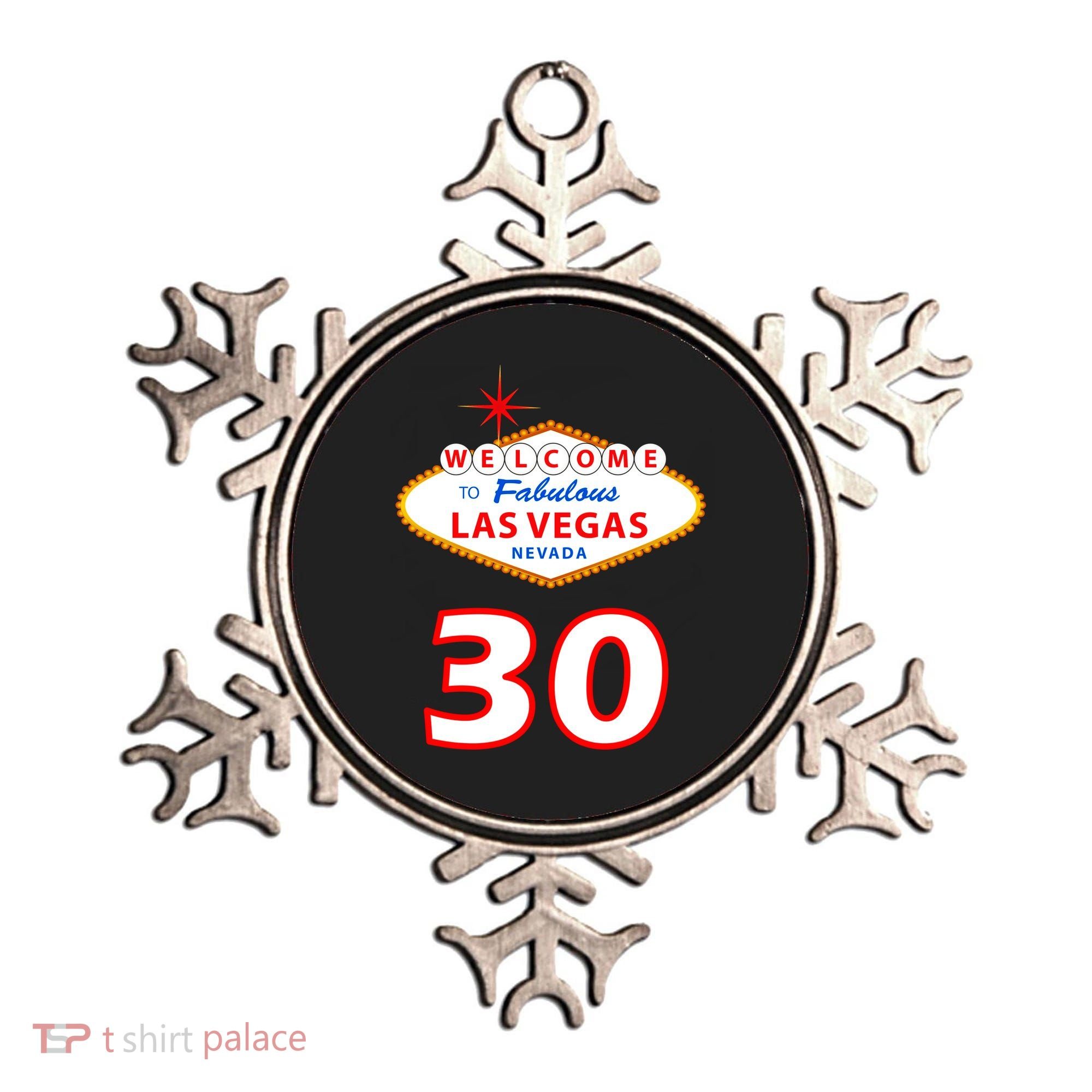 30 Years Old In Vegas - 30th Birthday Ornament