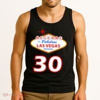 30 Years Old In Vegas - 30th Birthday Tank Top thumb 3