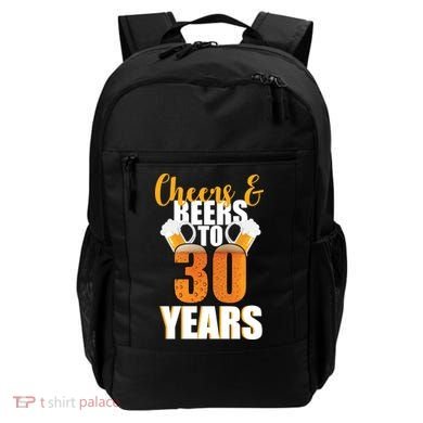 30th Birthday Cheers & Beers To 30 Years Backpack