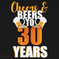 30th Birthday Cheers & Beers To 30 Years Backpack thumb 2