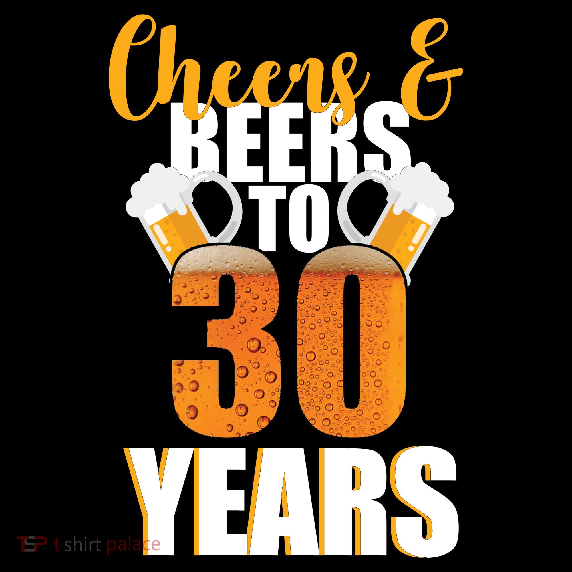 30th Birthday Cheers & Beers To 30 Years Ornament