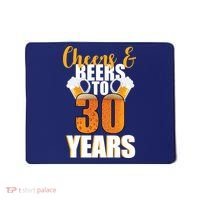 30th Birthday Cheers & Beers To 30 Years Mousepad thumb 0