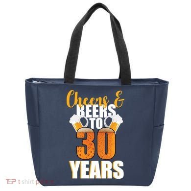 30th Birthday Cheers & Beers To 30 Years Tote Bag