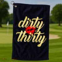 30th Birthday Dirty Thirty Limited Edition Golf Towel thumb 1
