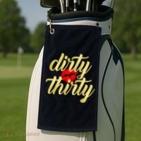 30th Birthday Dirty Thirty Limited Edition Golf Towel thumb 2