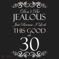 30th Birthday: Don't Be Jealous Just Because I Look This Good At Thirty Beanie thumb 2