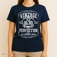 30th Birthday Genuine All Original Parts T-Shirt thumb 4