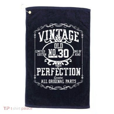 30th Birthday Genuine All Original Parts Golf Towel