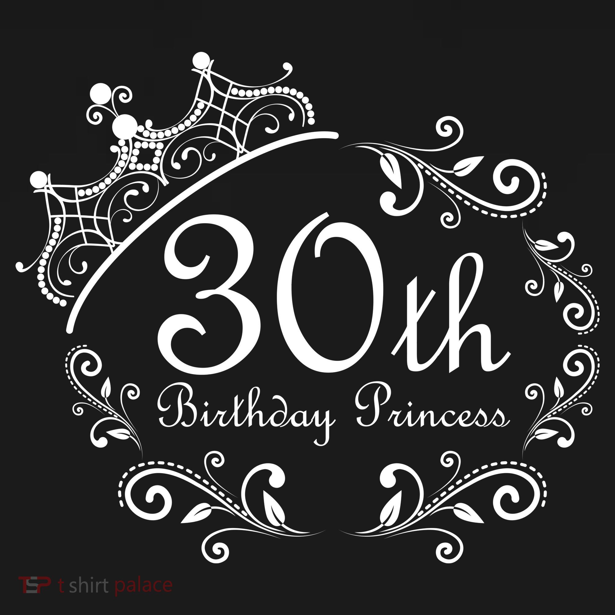 30th Birthday Princess Flexfit Unipanel Trucker Cap
