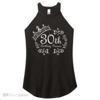 30th Birthday Princess Women's Perfect Tri Rocker Tank thumb 0