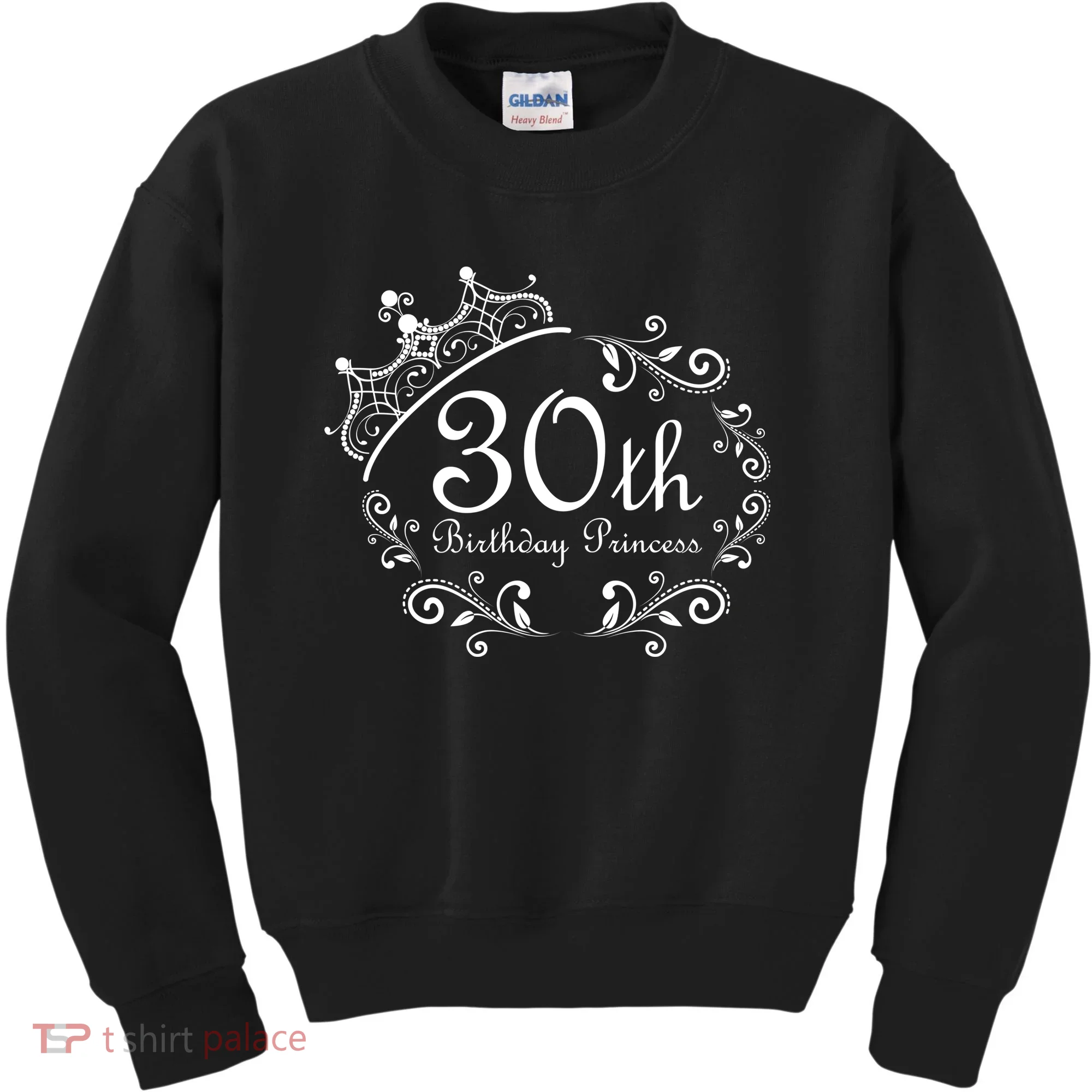30th Birthday Princess Kids Sweatshirt