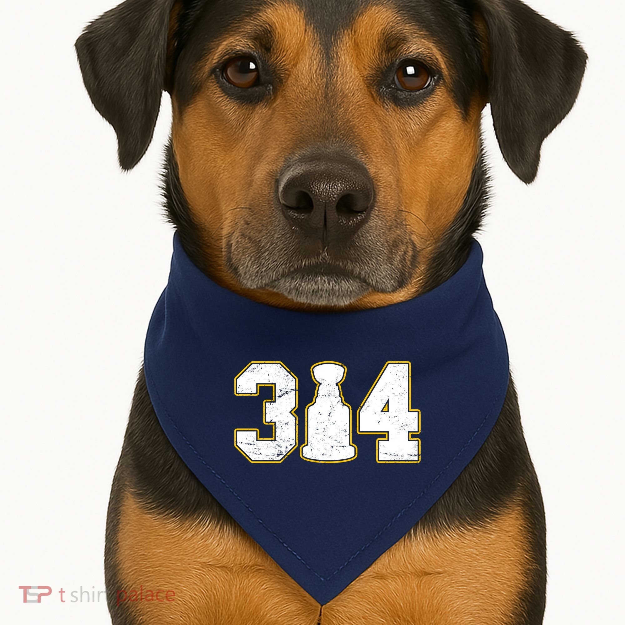 314 Hockey St. Louis Champions USA-Made Doggie Bandana