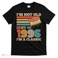 30th 1996 Birthday Retro I'm Not Old I'm A Classic Best Of Cassette Tape  T-Shirt thumb 0