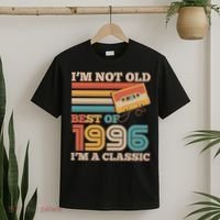 30th 1996 Birthday Retro I'm Not Old I'm A Classic Best Of Cassette Tape  T-Shirt thumb 2