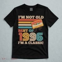 30th 1996 Birthday Retro I'm Not Old I'm A Classic Best Of Cassette Tape  T-Shirt thumb 5