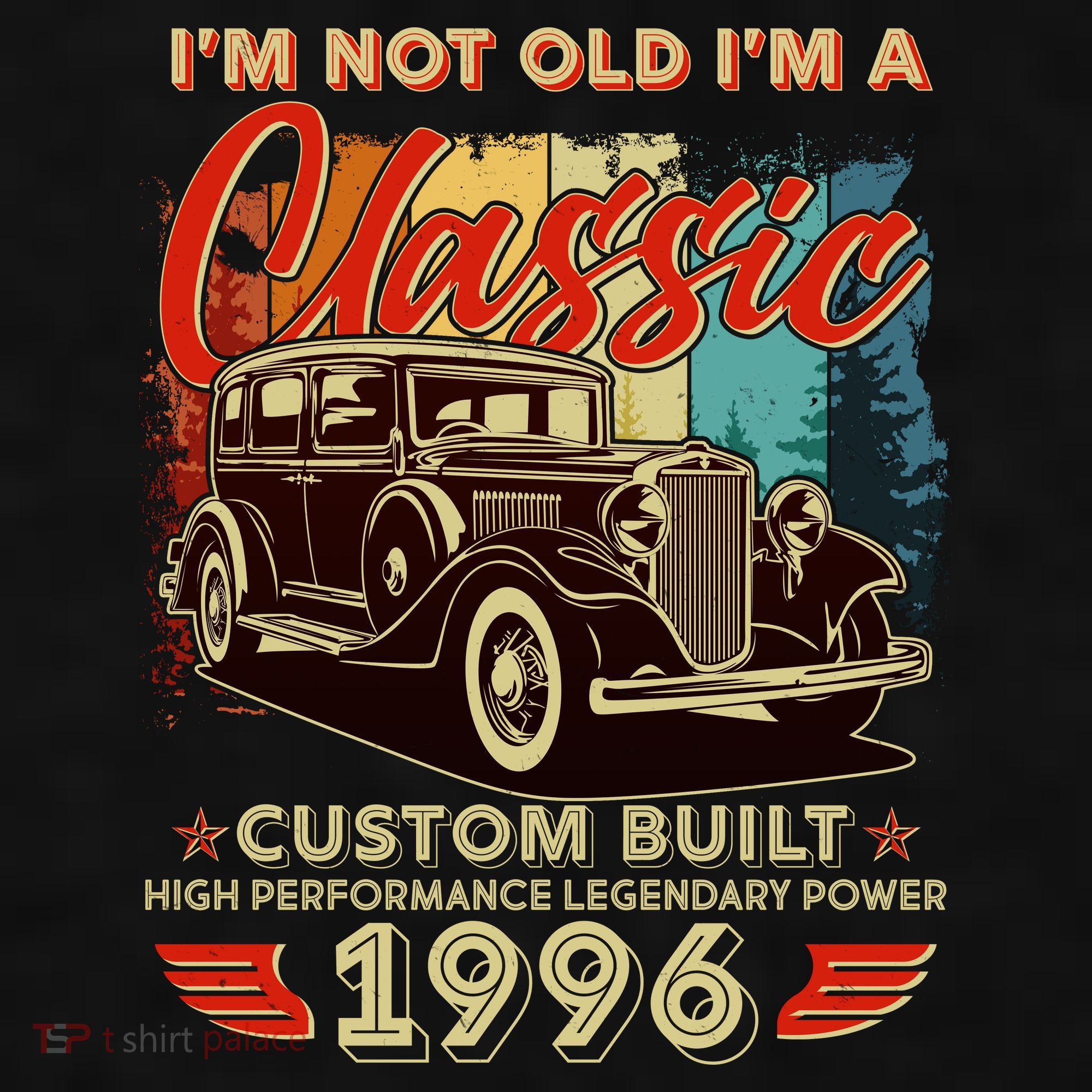 30th 1996 Birthday I'm Not Old I'm A Classic Custom Built High Performance Legendary Power  Ladies PosiCharge Tri-Blend Wicking Tank