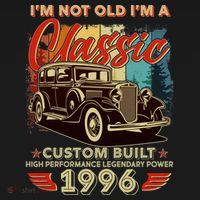 30th 1996 Birthday I'm Not Old I'm A Classic Custom Built High Performance Legendary Power  Women's Hoodie thumb 2