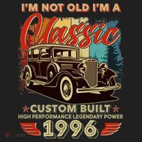 30th 1996 Birthday I'm Not Old I'm A Classic Custom Built High Performance Legendary Power  Women's Cooling Performance Crew T-Shirt thumb 2