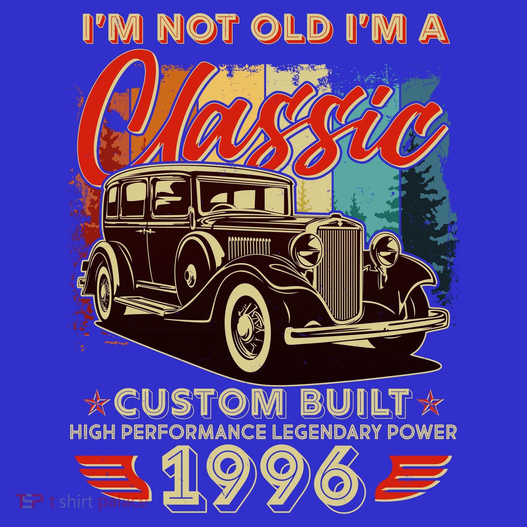 30th 1996 Birthday I'm Not Old I'm A Classic Custom Built High Performance Legendary Power  Women's Tank Top