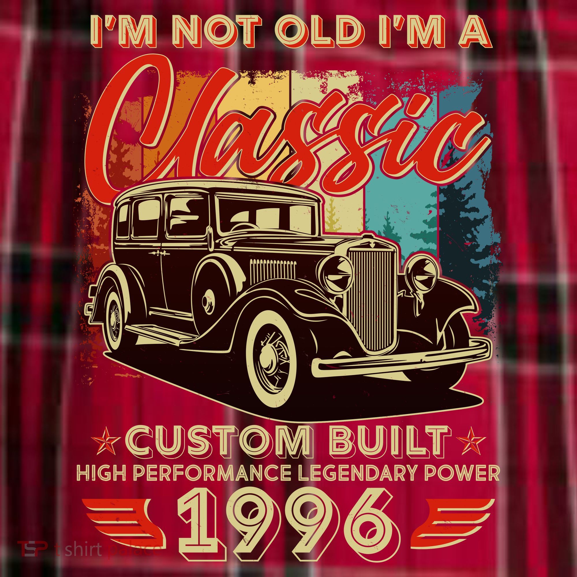 30th 1996 Birthday I'm Not Old I'm A Classic Custom Built High Performance Legendary Power  Women's Flannel Plaid Pajama Pants