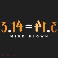 3 14 Pie Mind Blown Funny Math Pi Day Mathematics Gift Beanie thumb 2