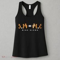 3 14 Pie Mind Blown Funny Math Pi Day Mathematics Gift Women's Tank Top thumb 3