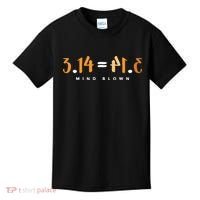 3 14 Pie Mind Blown Funny Math Pi Day Mathematics Gift Kids T-Shirt thumb 0